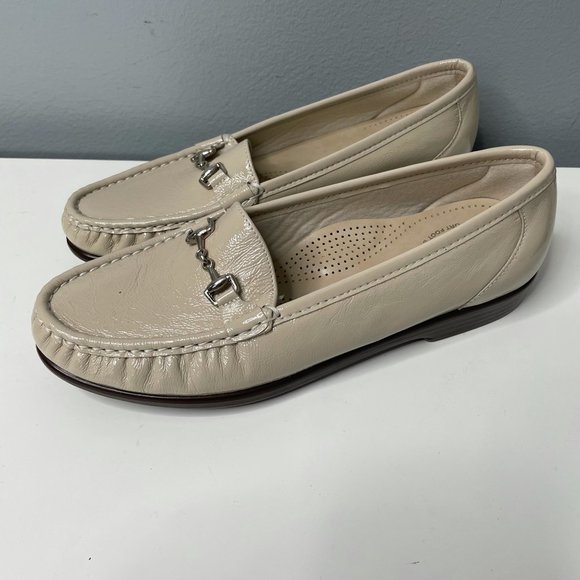 SAS Shoes - SAS Tan Patent Leather Metro Moccasin Loafer